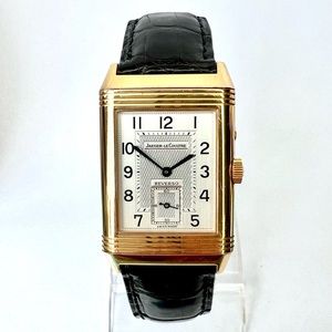Jaeger LeCoultre REVERSO Night-Day 18K Rose Gold Watch